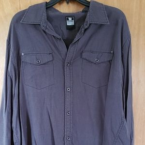 XL Ocean Current long sleeve dress shirt